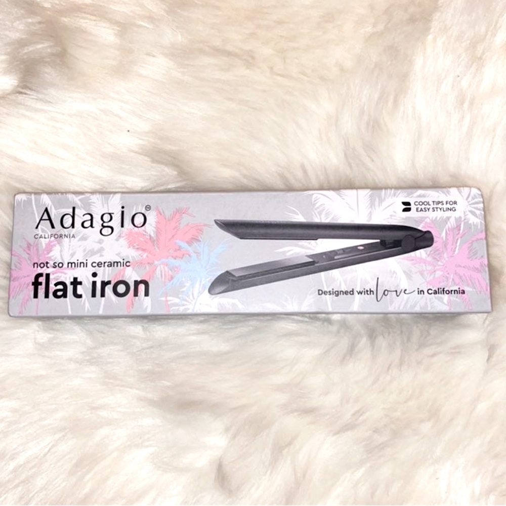 Adagio Mini Flat Iron NWT